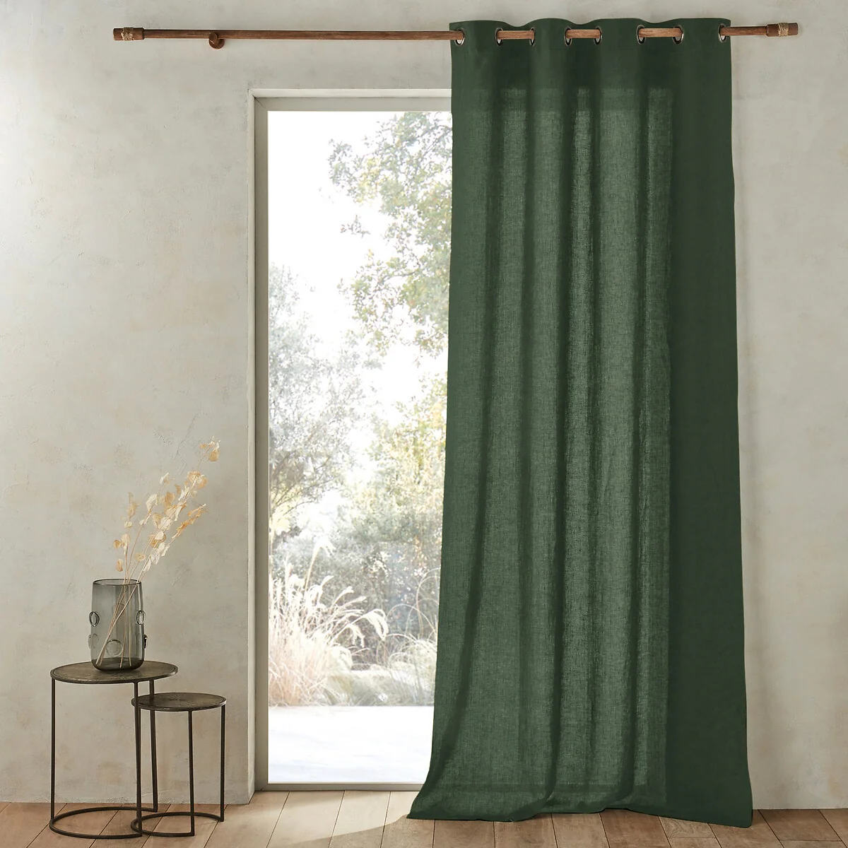 Romane 100% Washed Linen Curtain – image 1