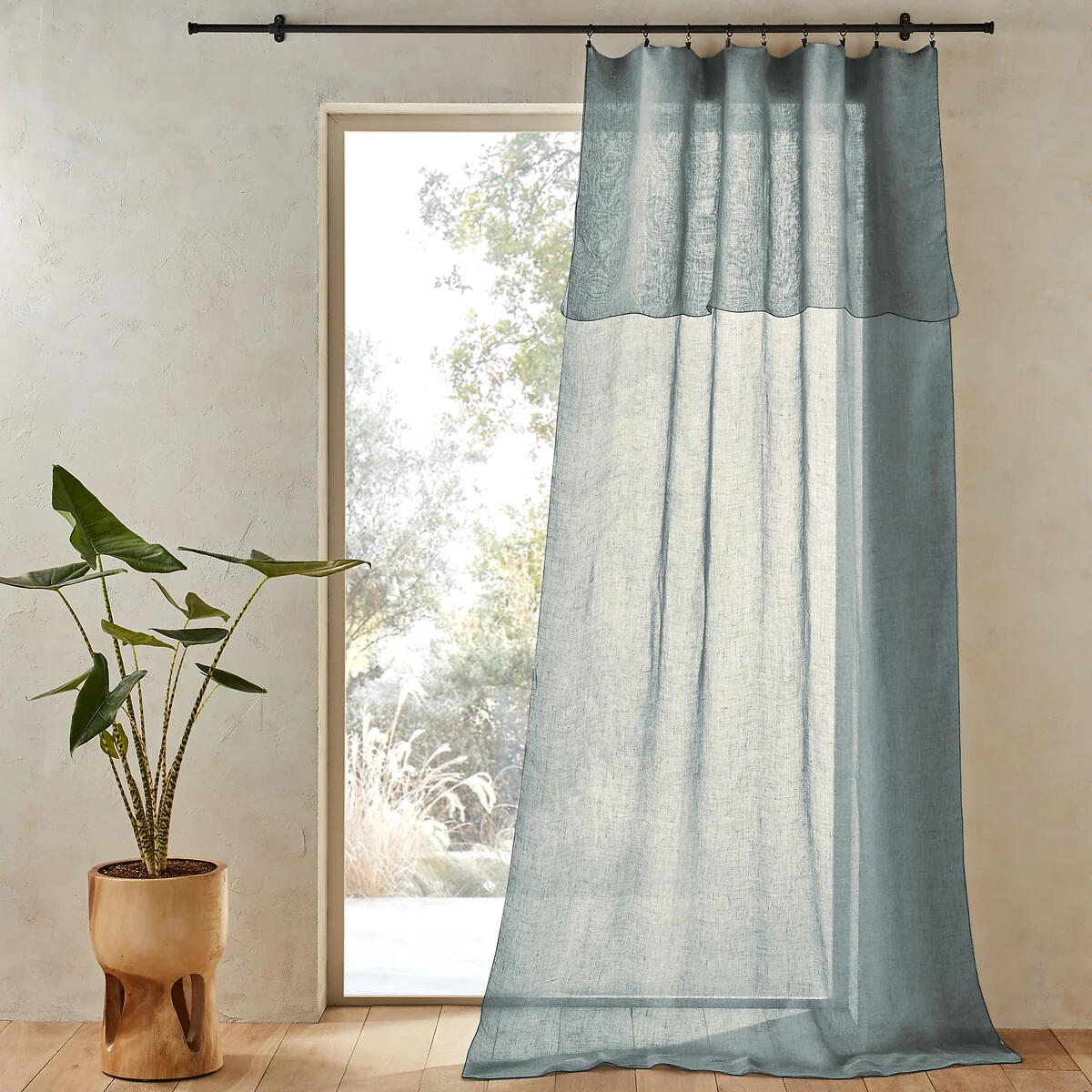 Noctuelle Linen Voile Curtain – image 1
