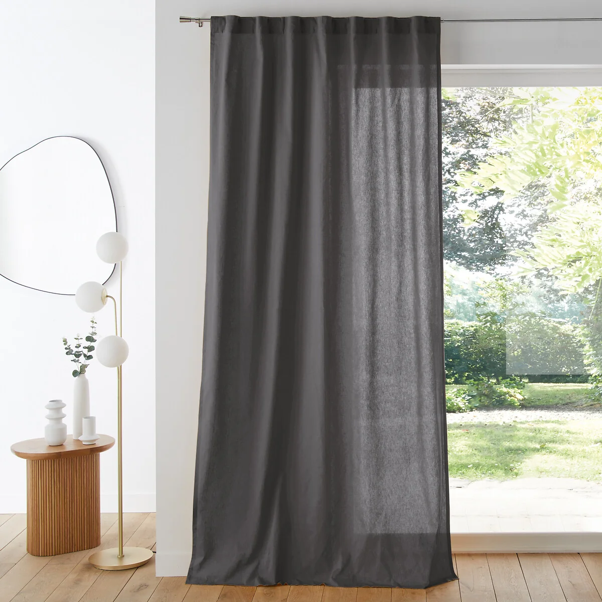 Scénario Hidden Tab Cotton Curtain – image 1