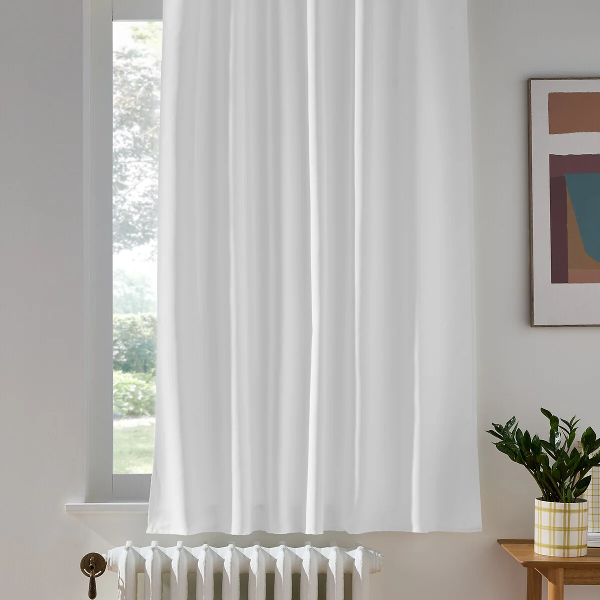 Voda Blackout Radiator Curtain with Pleating – image 2