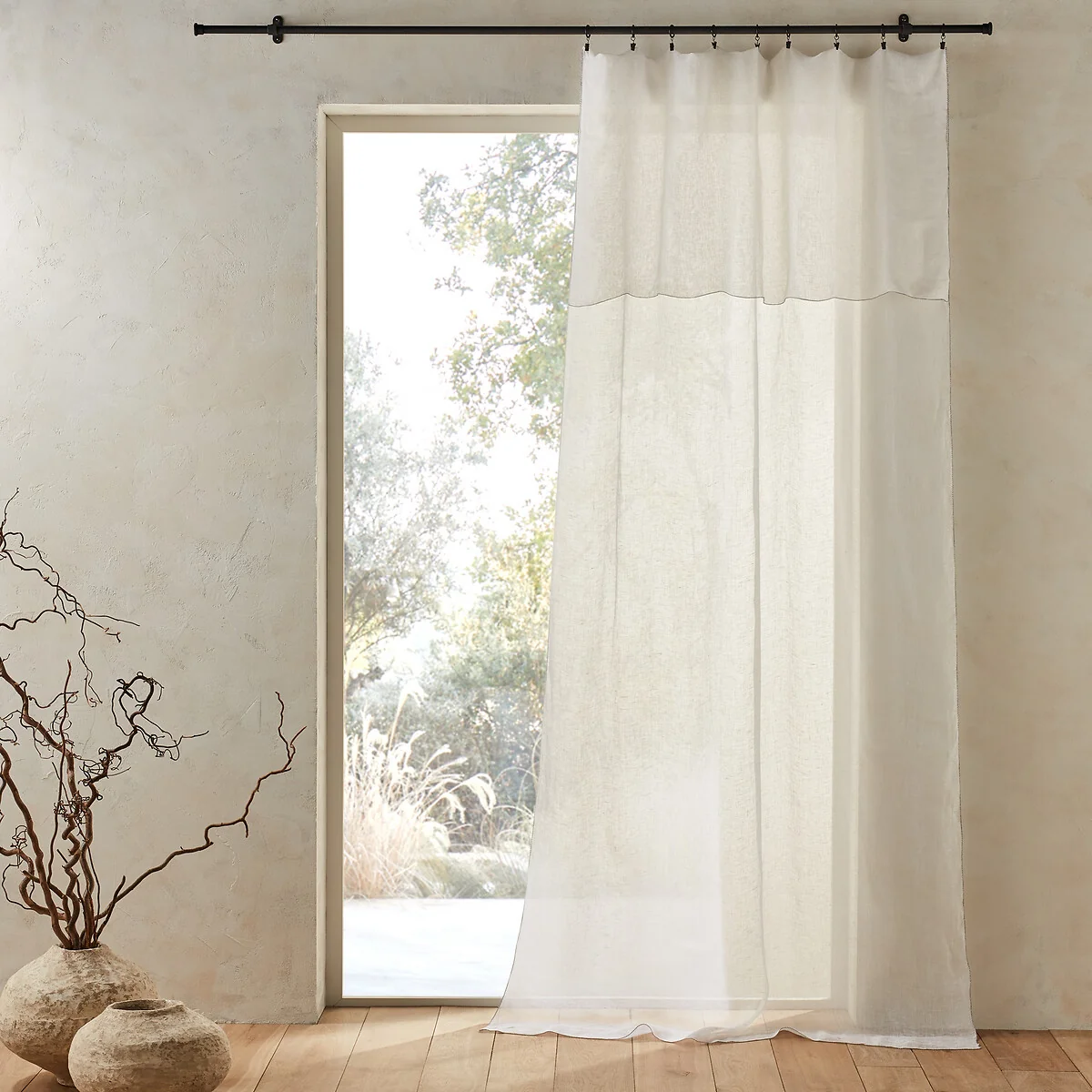 Noctuelle Linen Voile Curtain – image 1