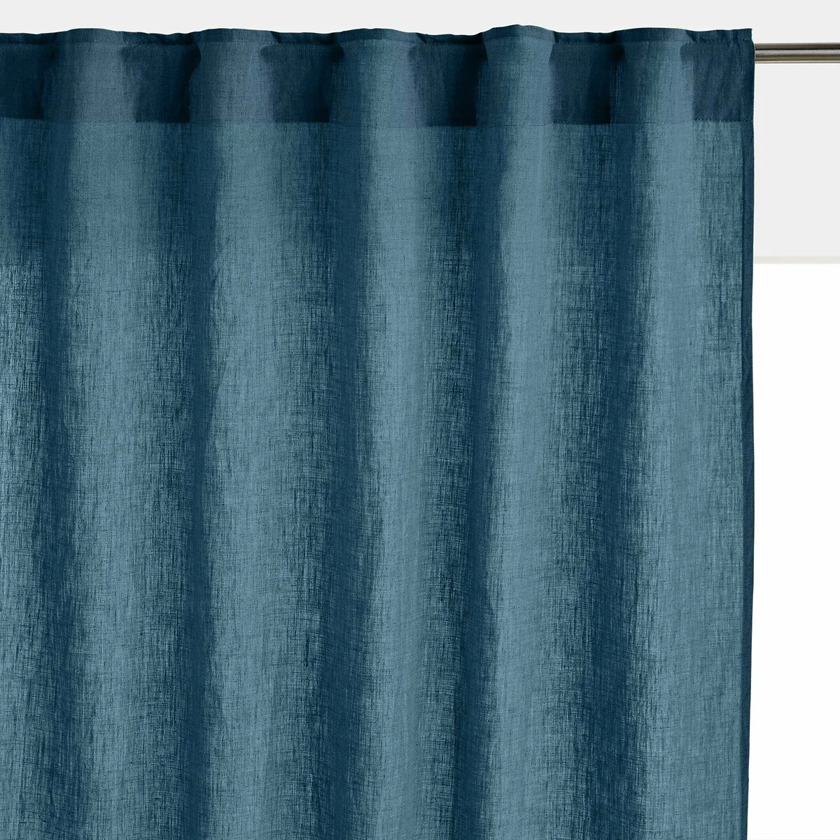 Onega Washed Linen Radiator Curtain with Hidden Fixings – image 1