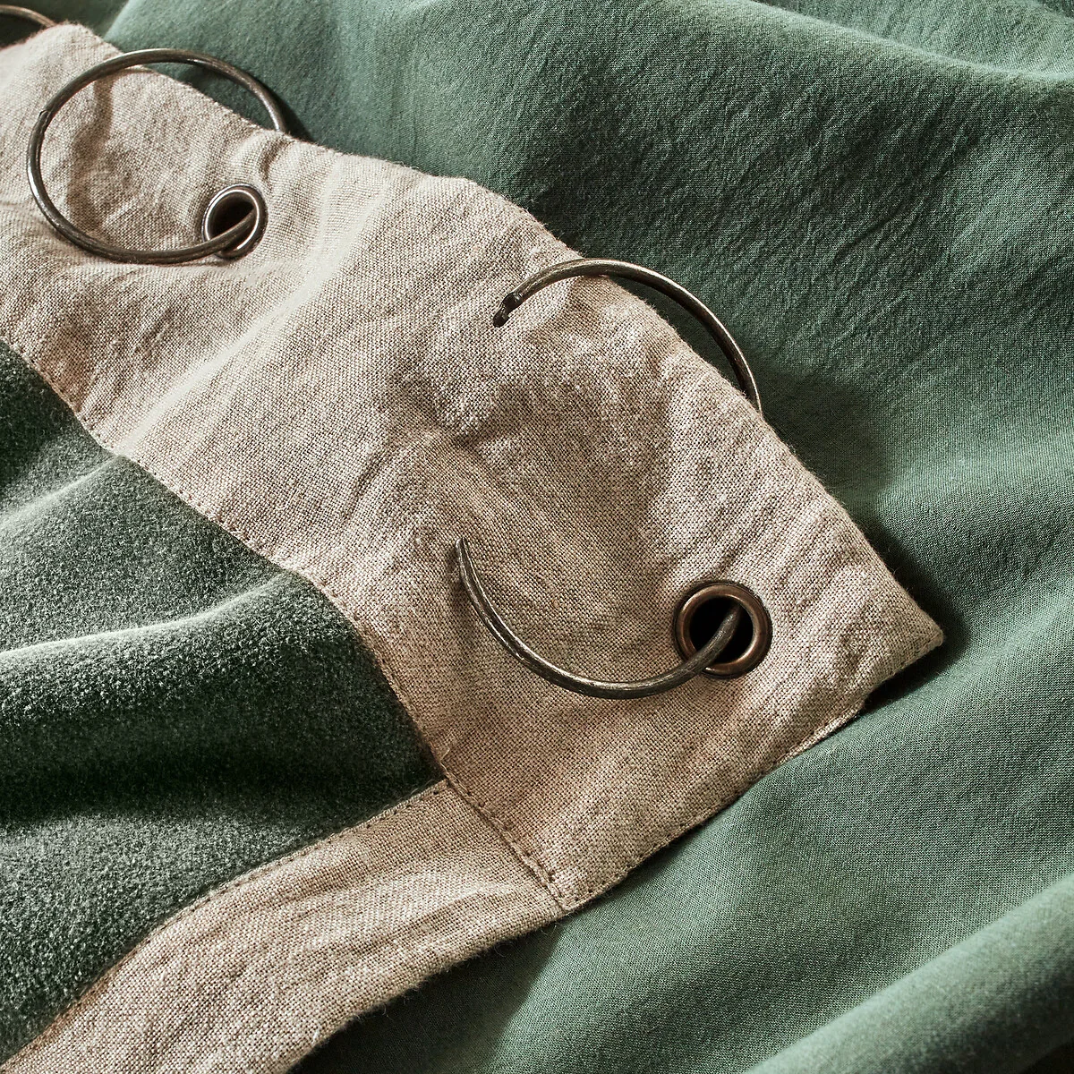 Venita Cotton Velvet & Linen Curtain – image 5