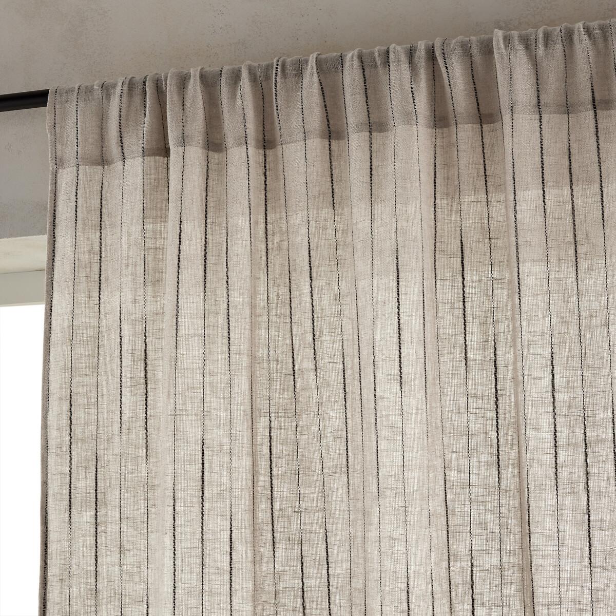 Patcha Embroidered Linen Voile Curtain – image 2