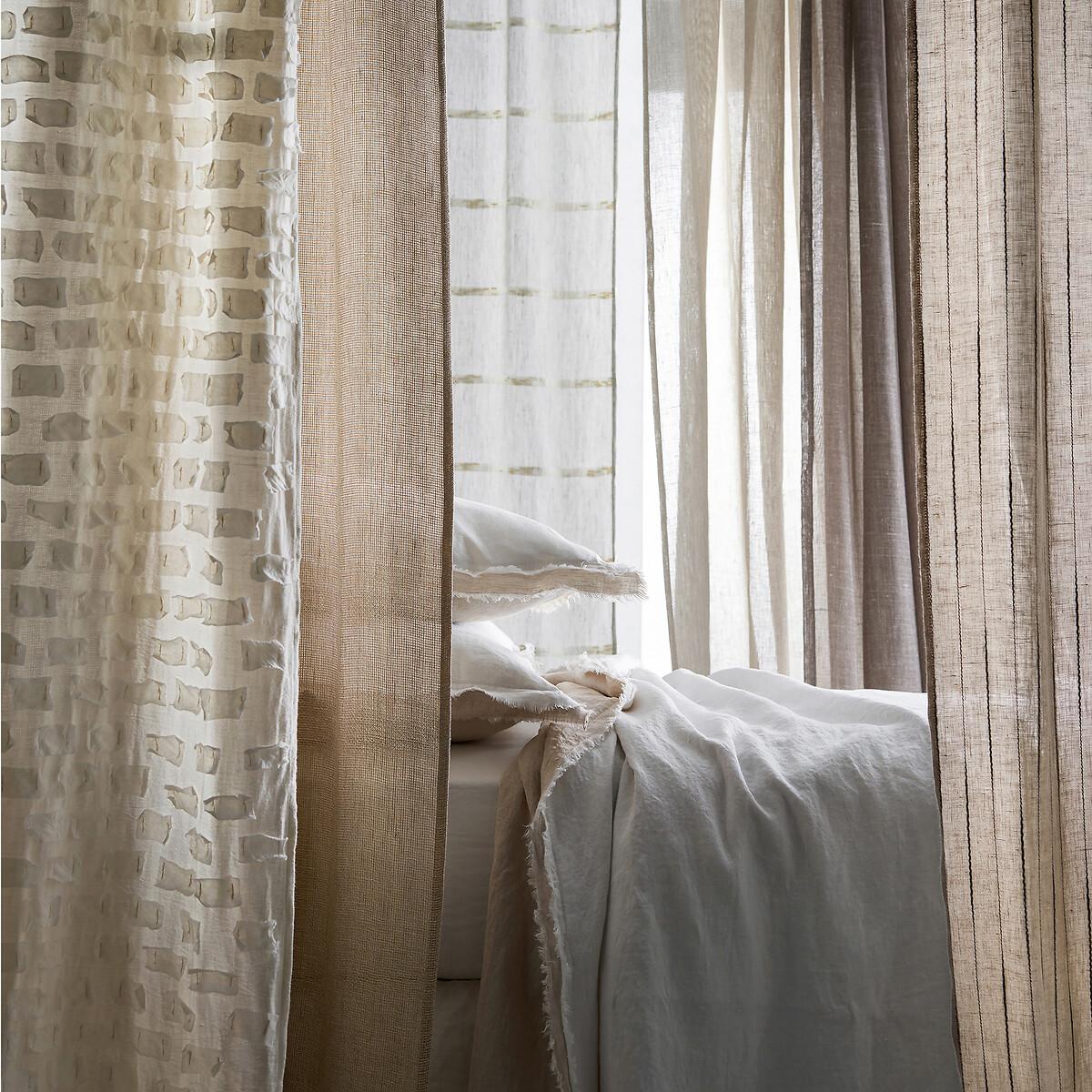 Patcha Embroidered Linen Voile Curtain – image 4