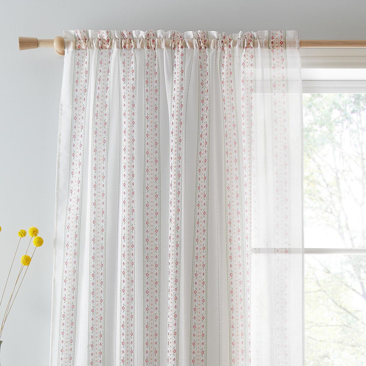 Cottage Floral Print Curtain Panel – image 3