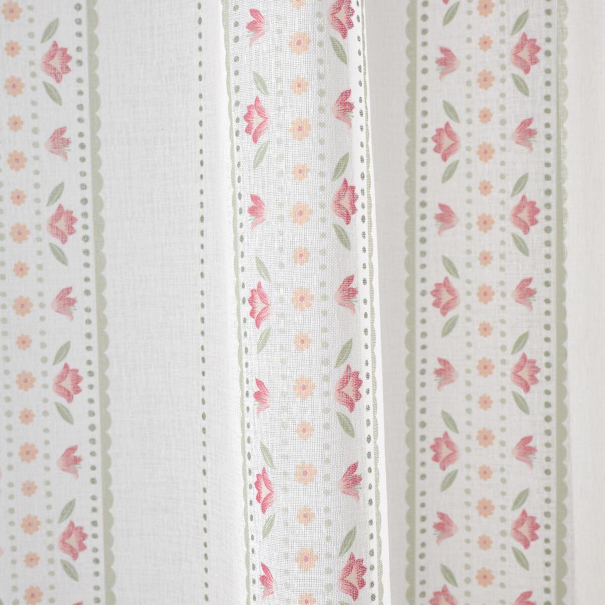 Cottage Floral Print Curtain Panel – image 4