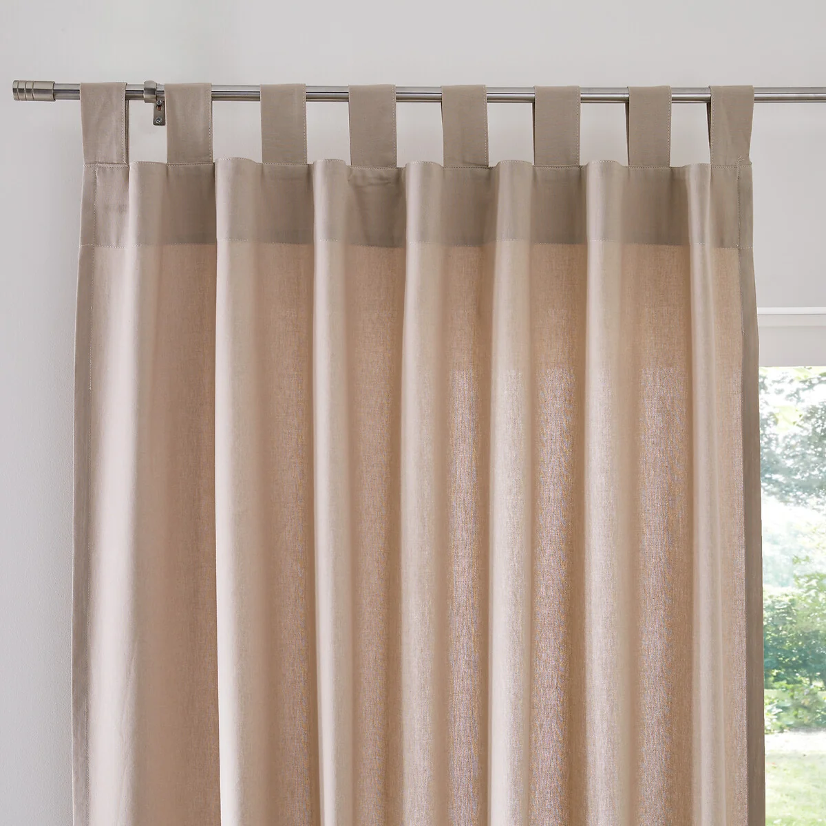 Scenario Cotton Tab Top Curtain Panel – image 2