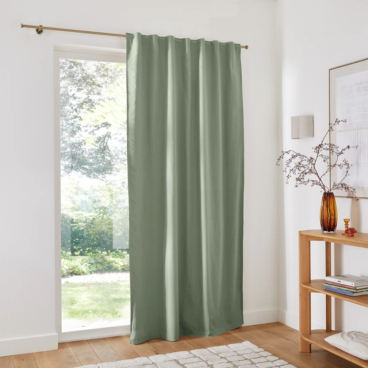 Lincot Linen & Cotton Hidden Tab Blackout Curtain – image 3
