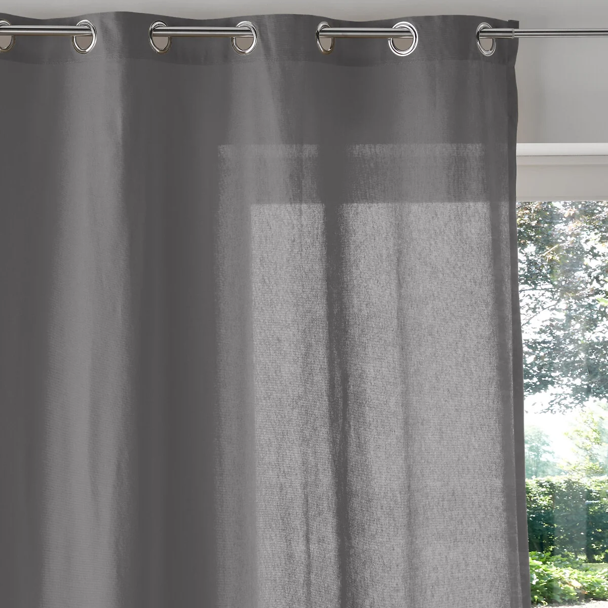 Scenario Single Cotton Curtain with Eyelets – image 2
