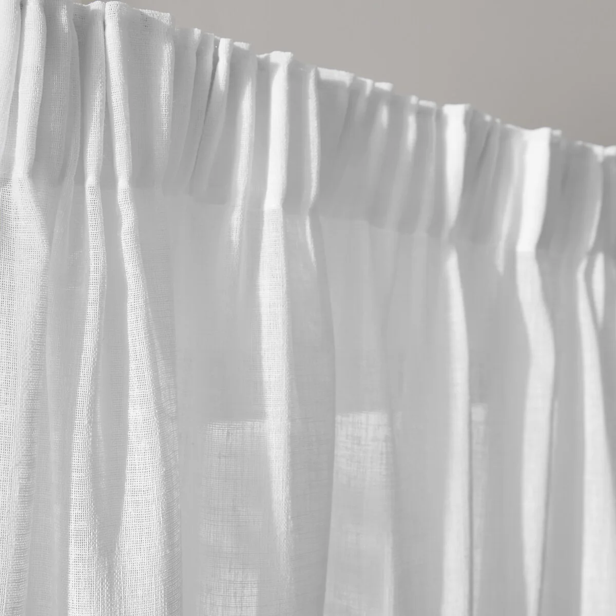 Nyong Gathered Braid Linen Effect Sheer Curtain – image 6