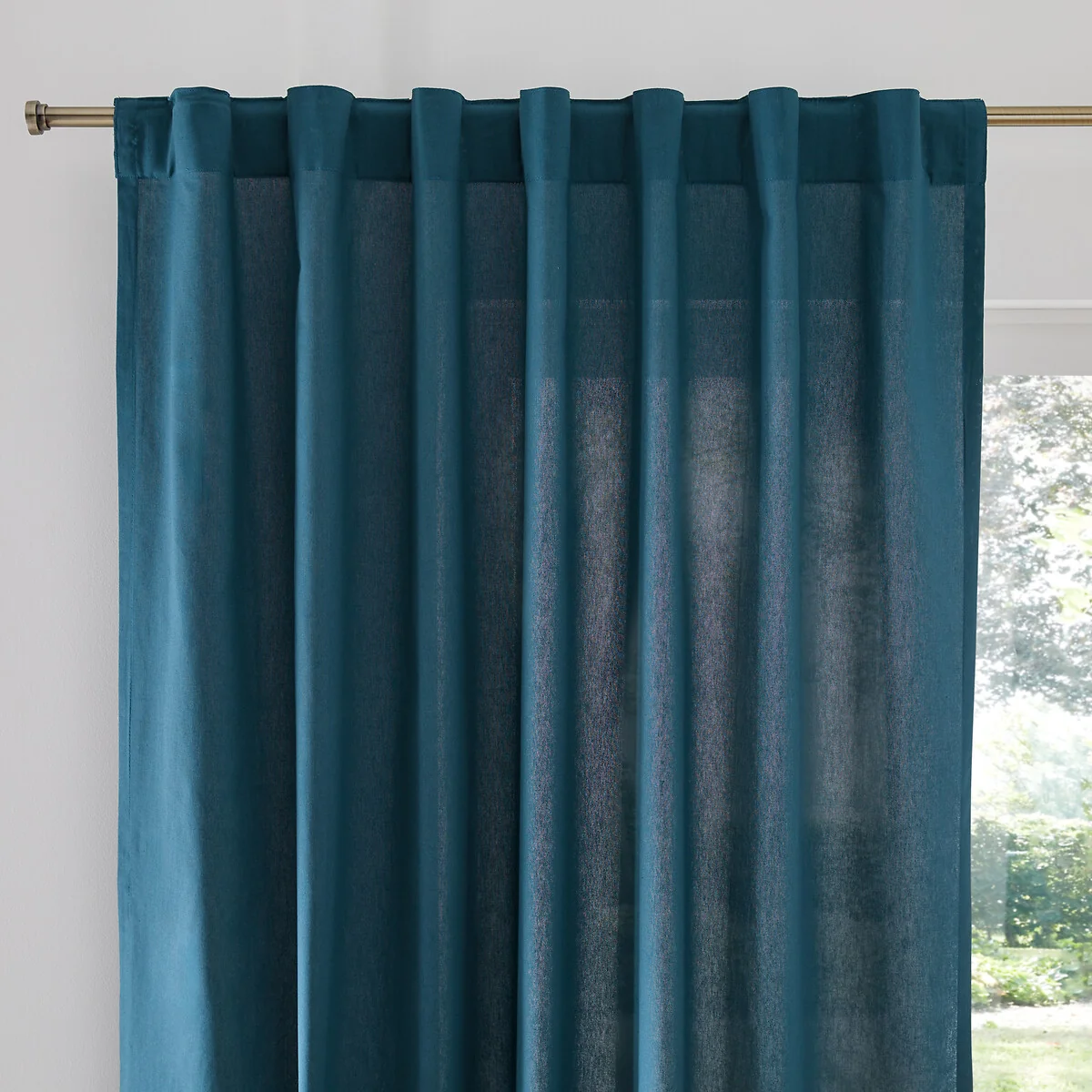 Scenario Hidden Tab Cotton Curtain – image 2