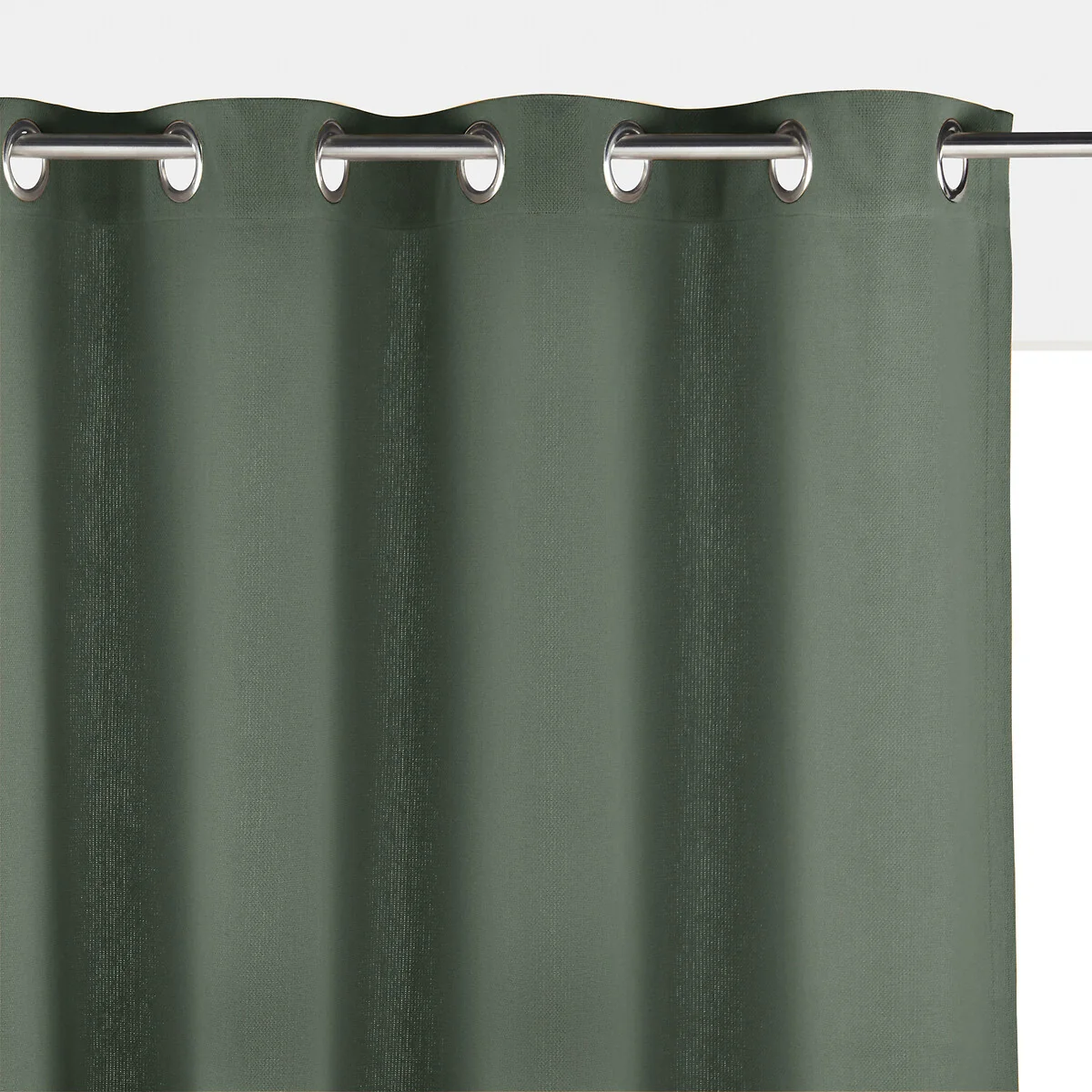 Panama Plain Single Cotton Curtain with Eyelets – image 1