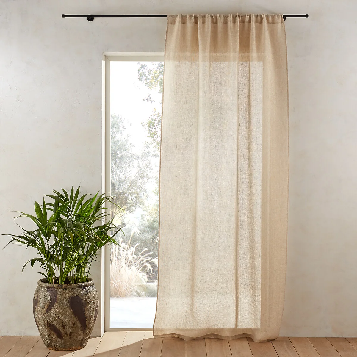 Fishoyi Linen Curtain – image 1