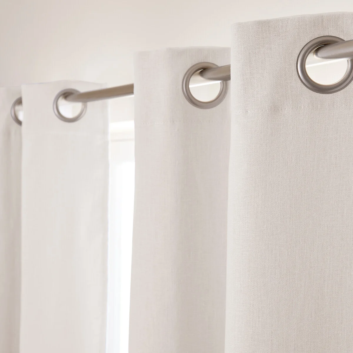 Colin Pure Linen Blackout Curtain with Eyelets – image 5