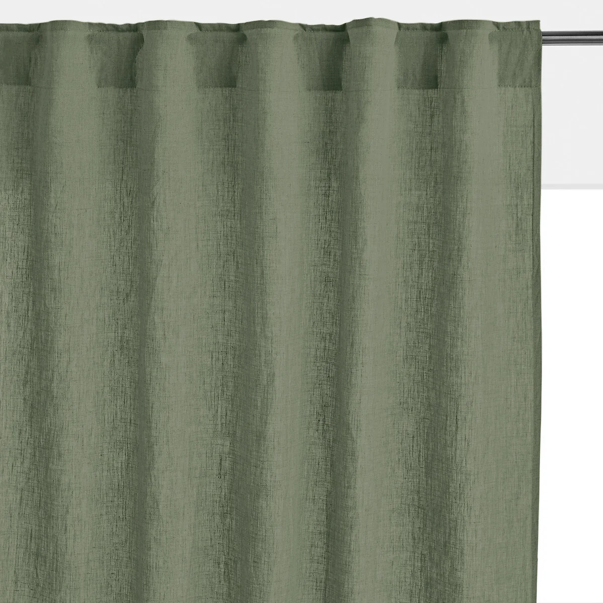 Onega Washed Linen Radiator Curtain with Hidden Fixings – image 1