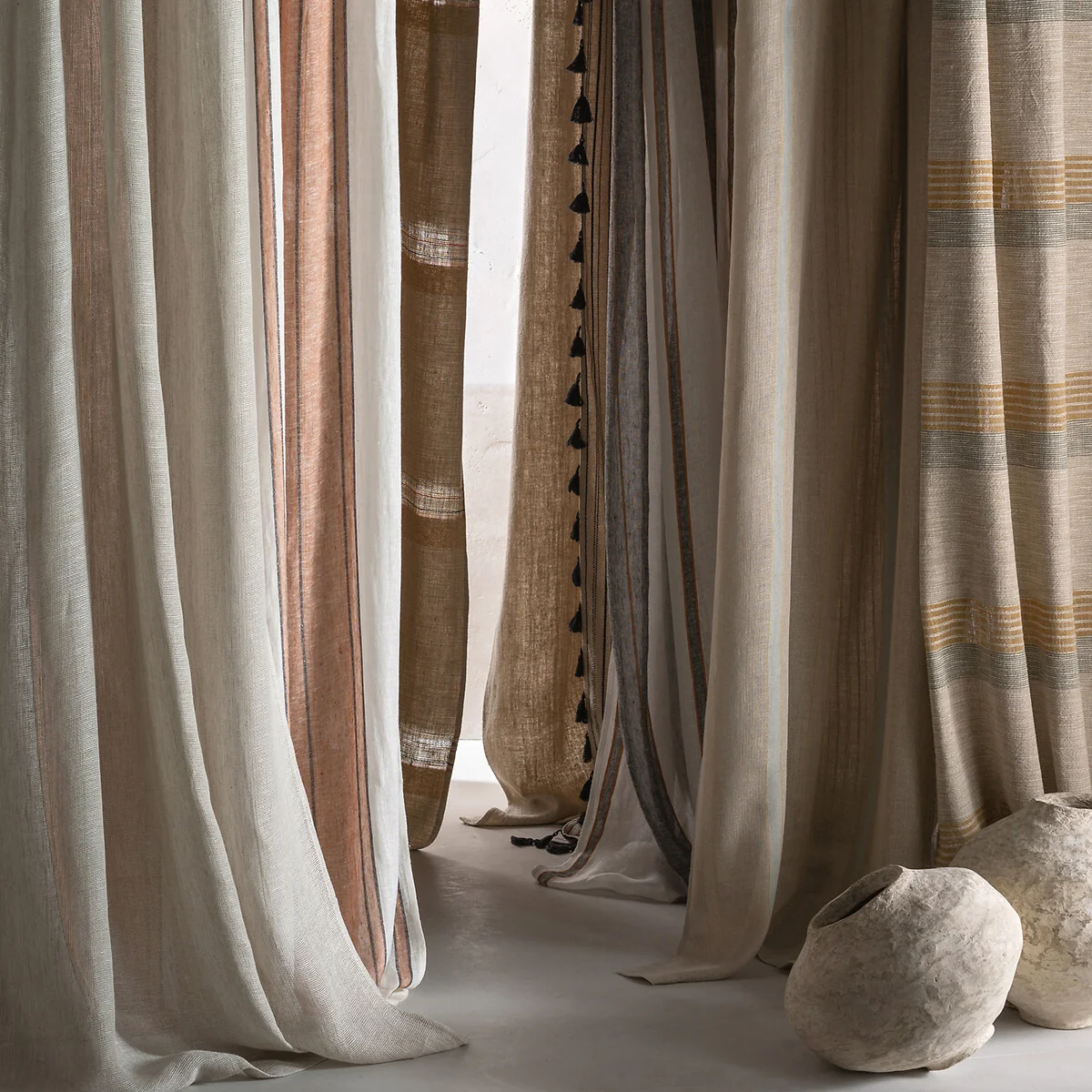 Colin Pure Linen Curtain with Flemish Pleats – image 4