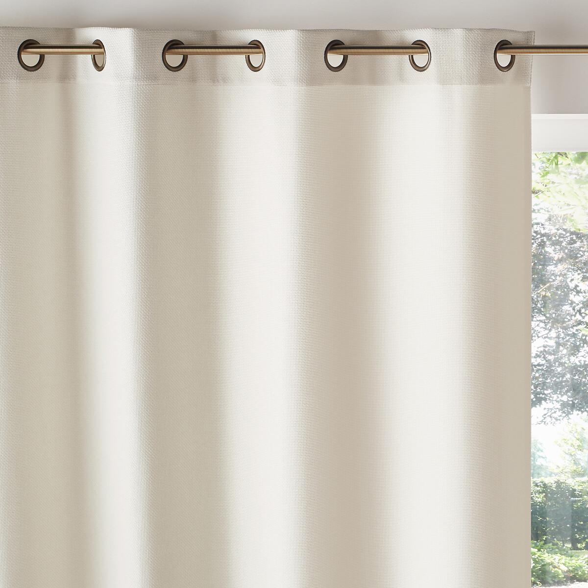 Montego Woven Effect Thermal Curtain with Eyelets – image 2