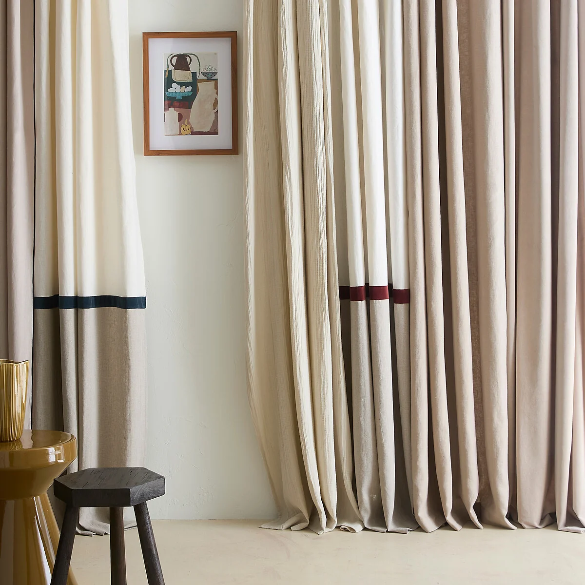 Elba Linen Curtain with Eyelets – image 3