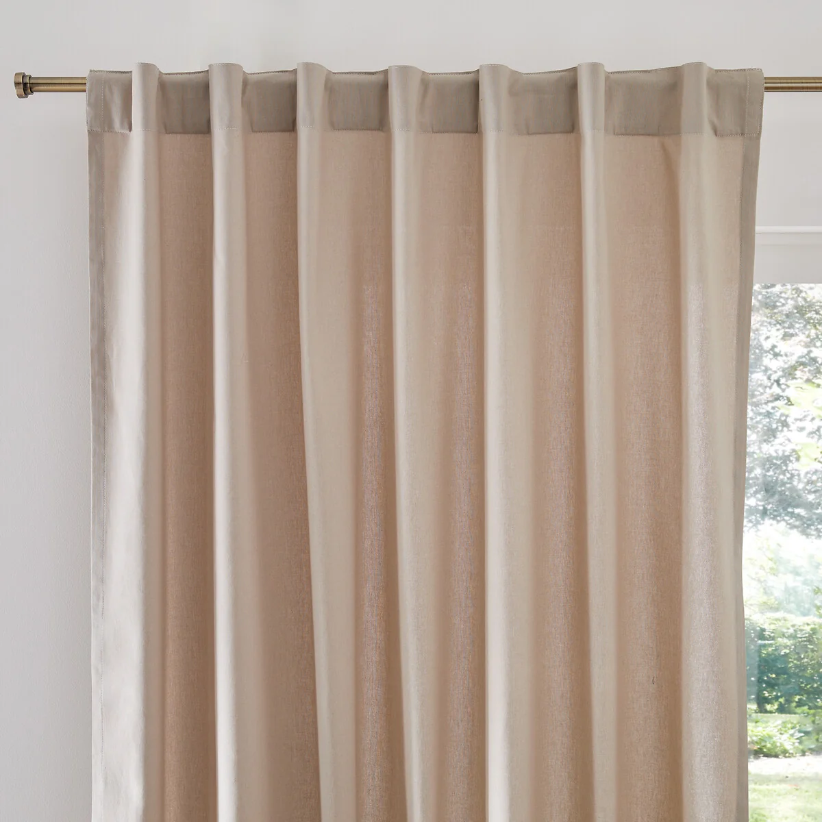 Scenario Hidden Tab Cotton Curtain – image 2