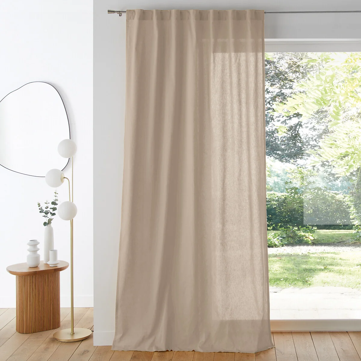 Scenario Hidden Tab Cotton Curtain – image 1
