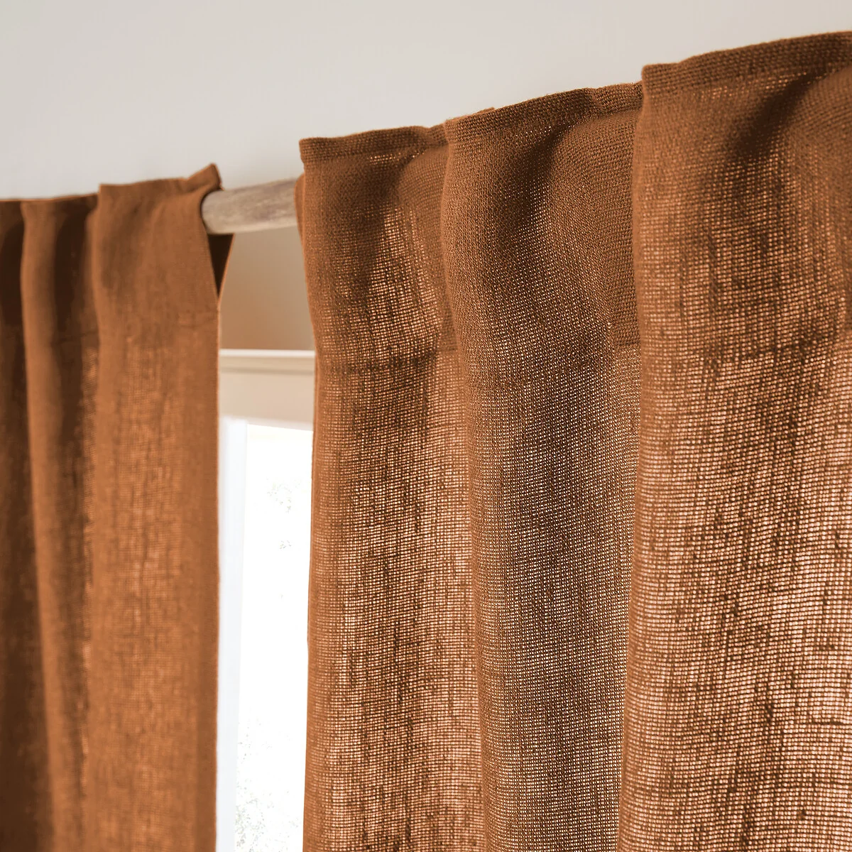 Cedal Heavyweight Linen Curtain with Concealed Tab Top Header – image 3