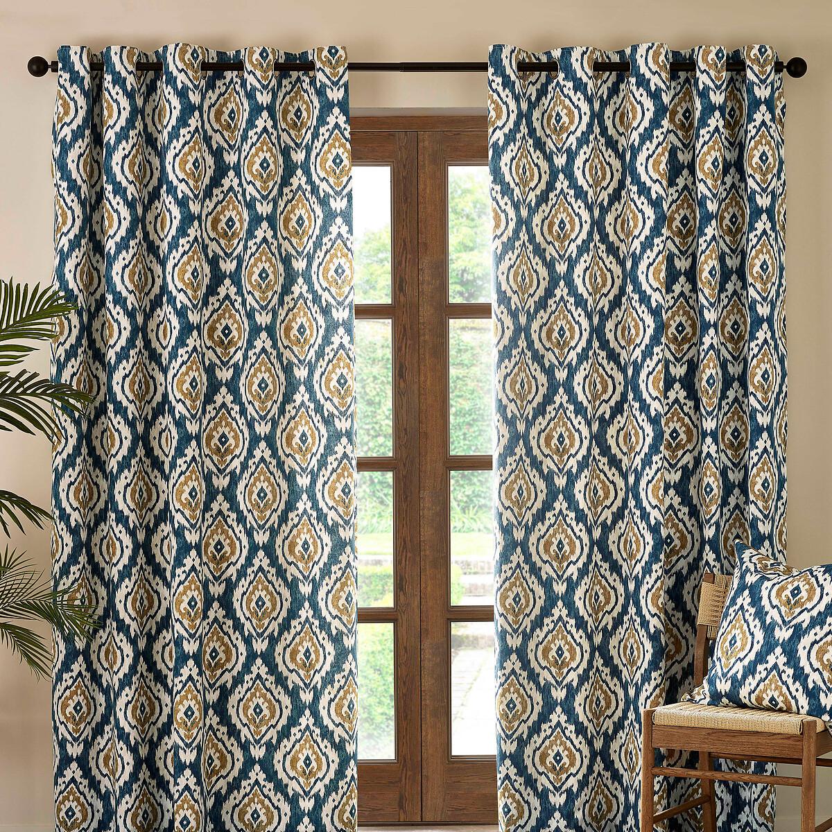 Suri Geo Lined Eyelet Curtains – image 2