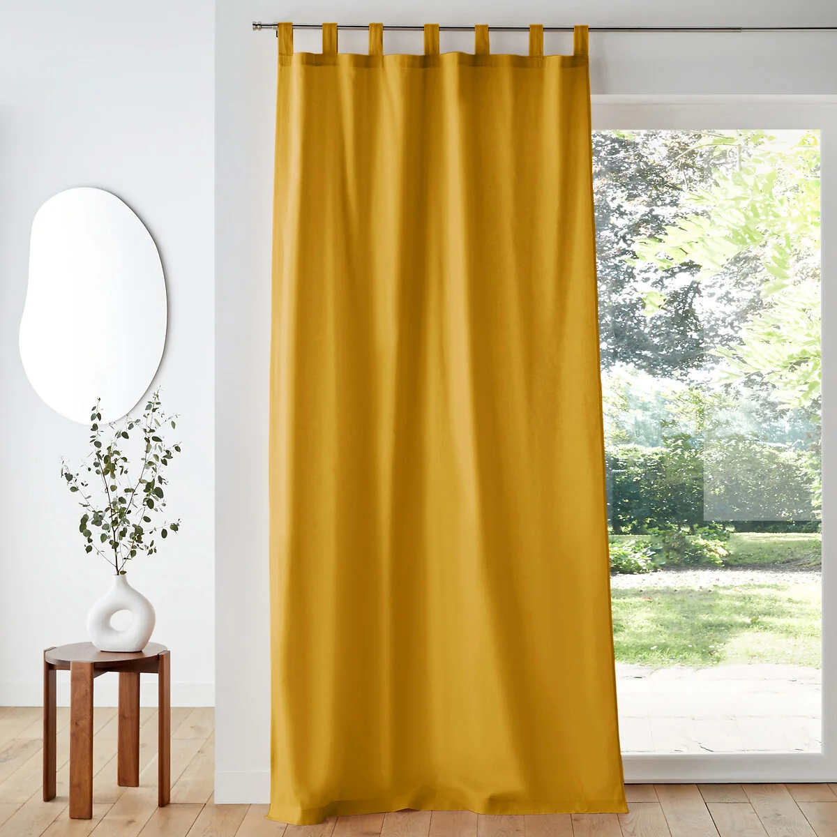 Scenario Cotton Tab Top Curtain Panel – image 1