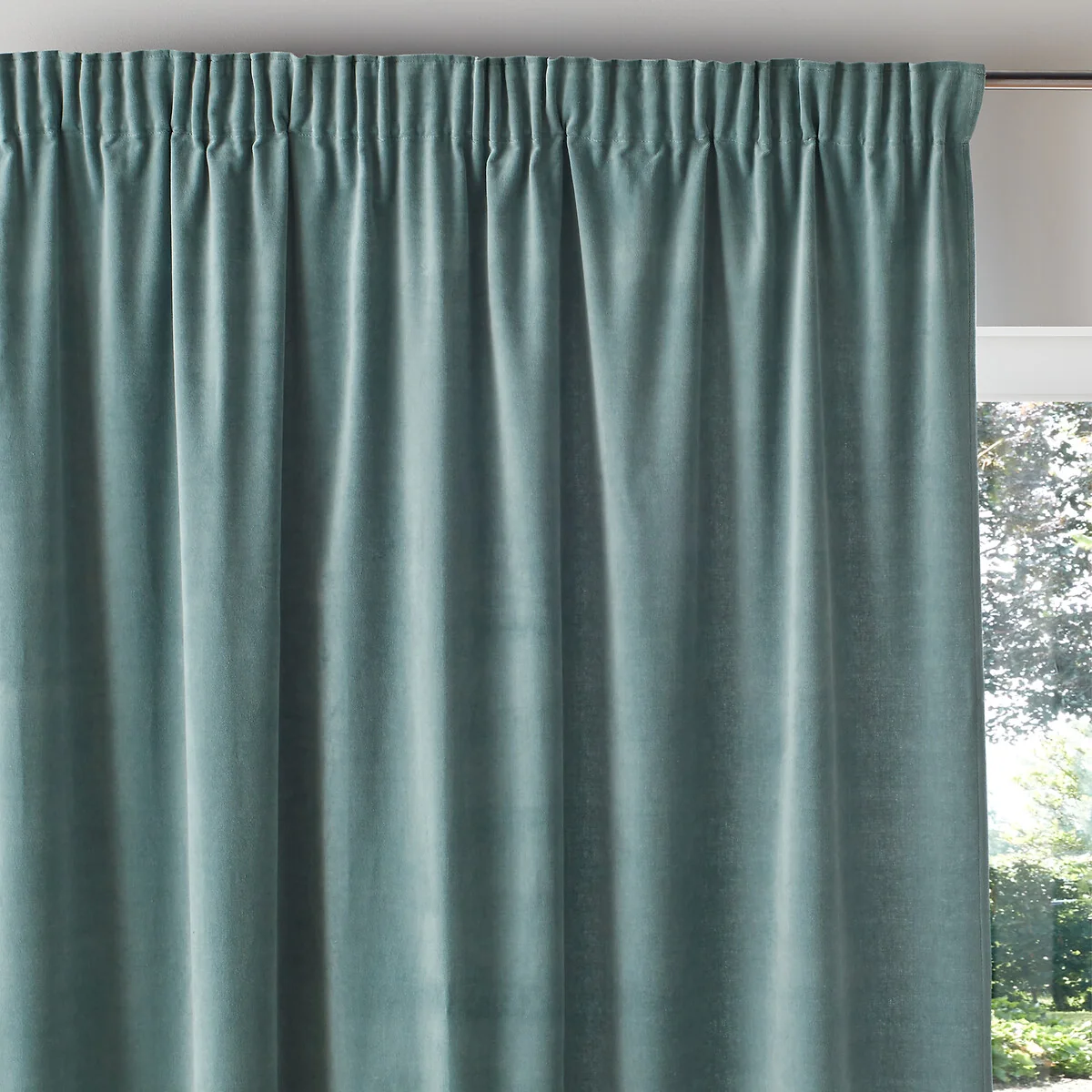 Velvet Gathered Braid Velvet Curtain – image 2
