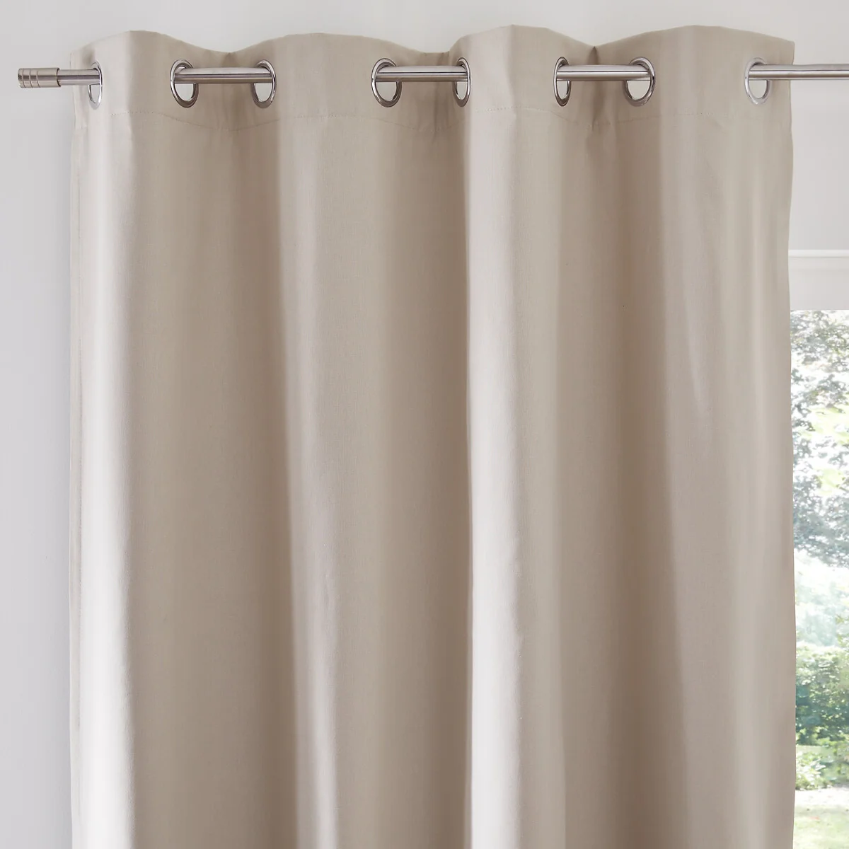 Scenario Cotton Blackout Curtain with Eyelets – image 2