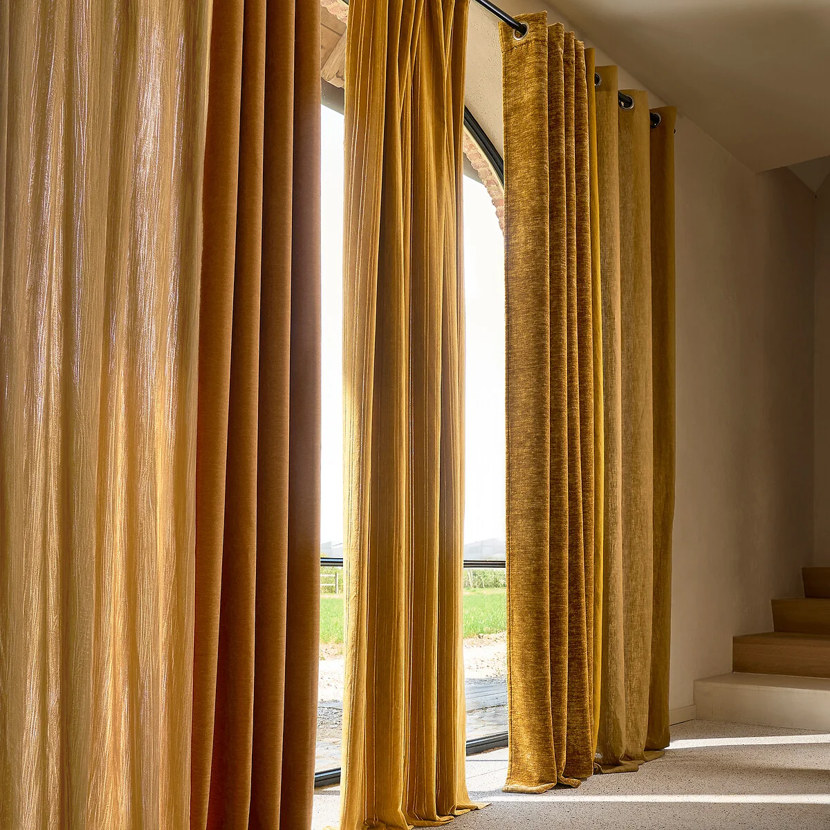 Susana Velvet Panne Curtain with Hidden Tabs – image 2