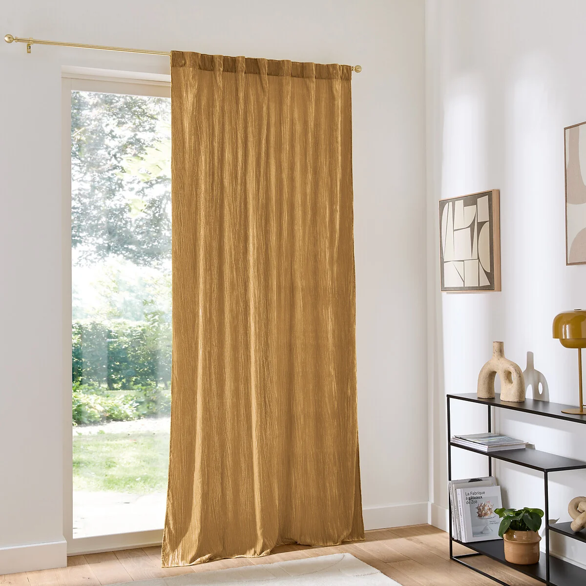 Susana Velvet Panne Curtain with Hidden Tabs – image 4