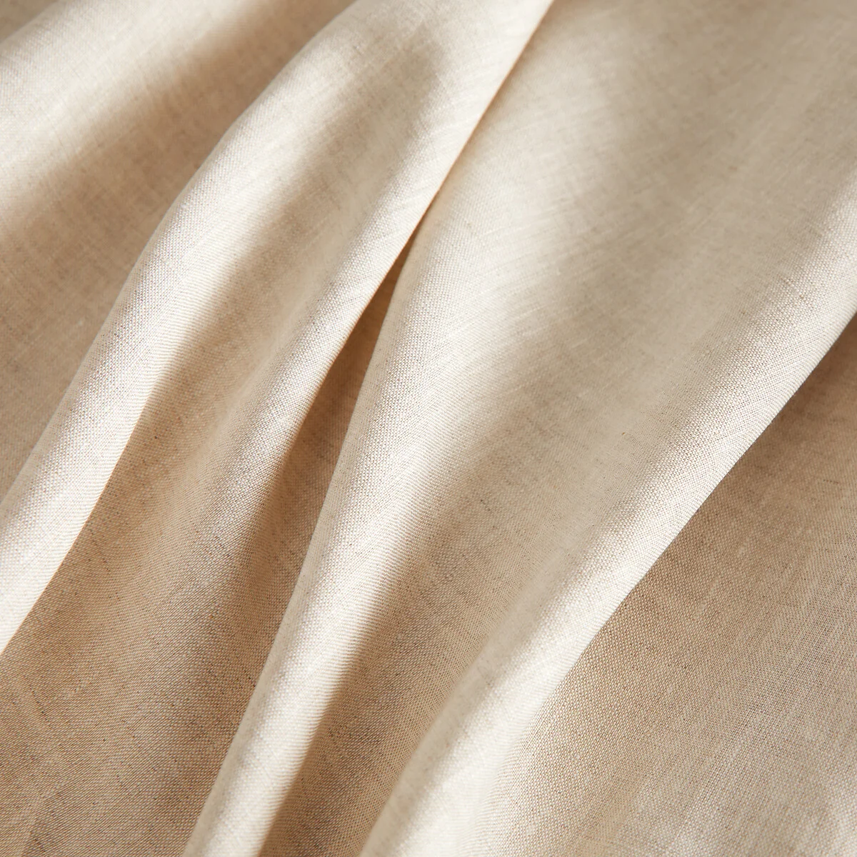 Private 100% Washed Linen Curtain with Rings – image 4