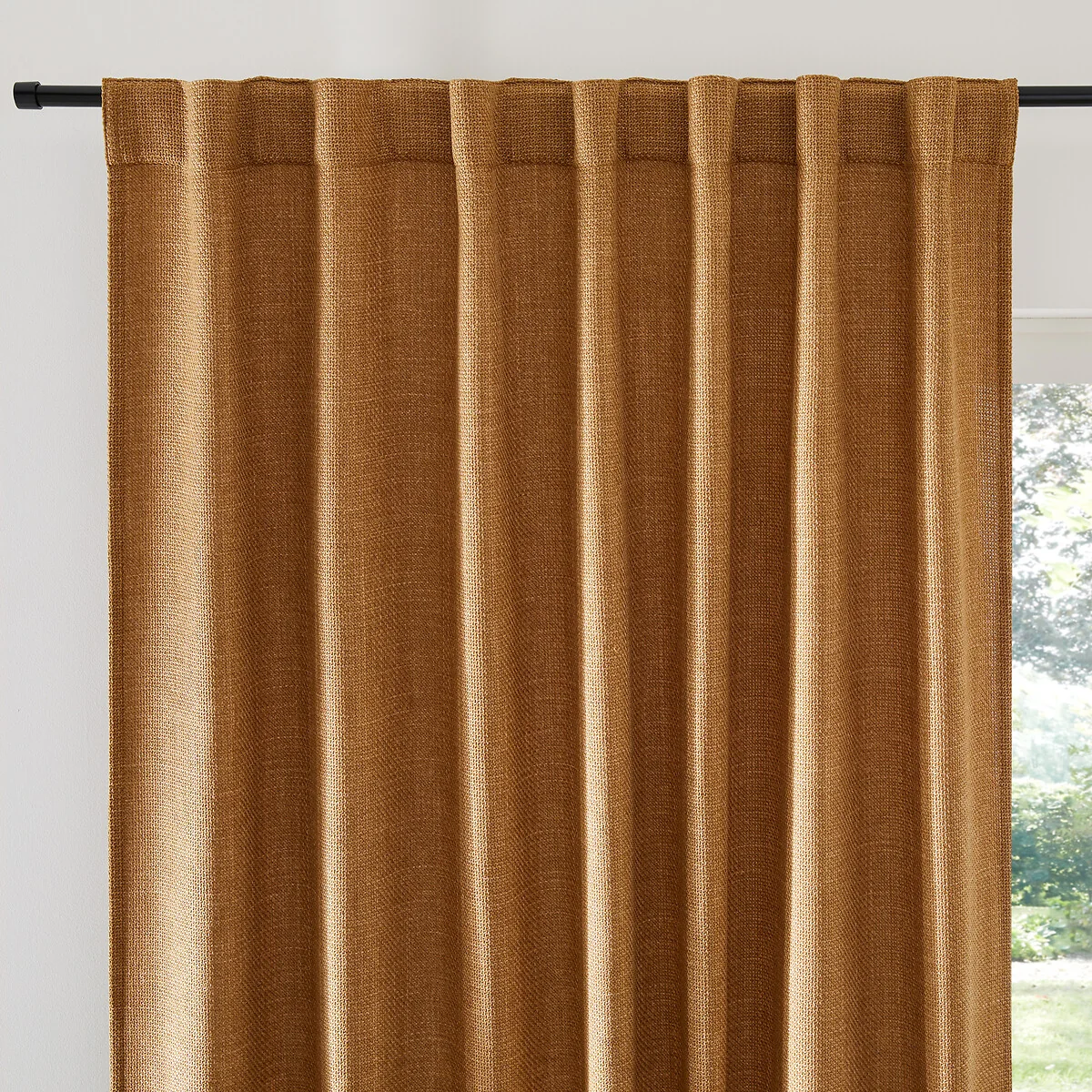 Montego Woven Curtain with Concealed Tab Top – image 1