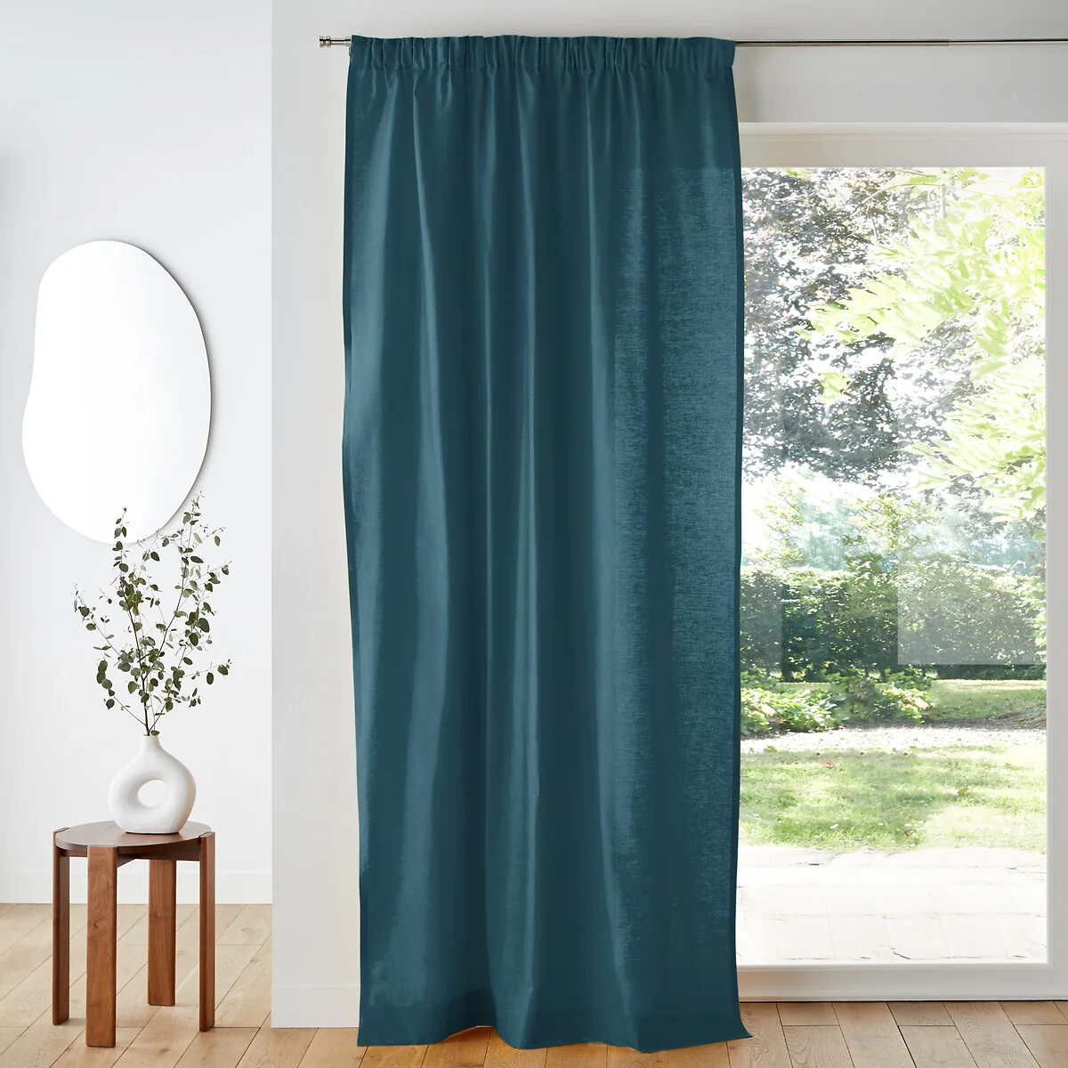 Scenario Cotton Curtain with Gathered Header – image 1
