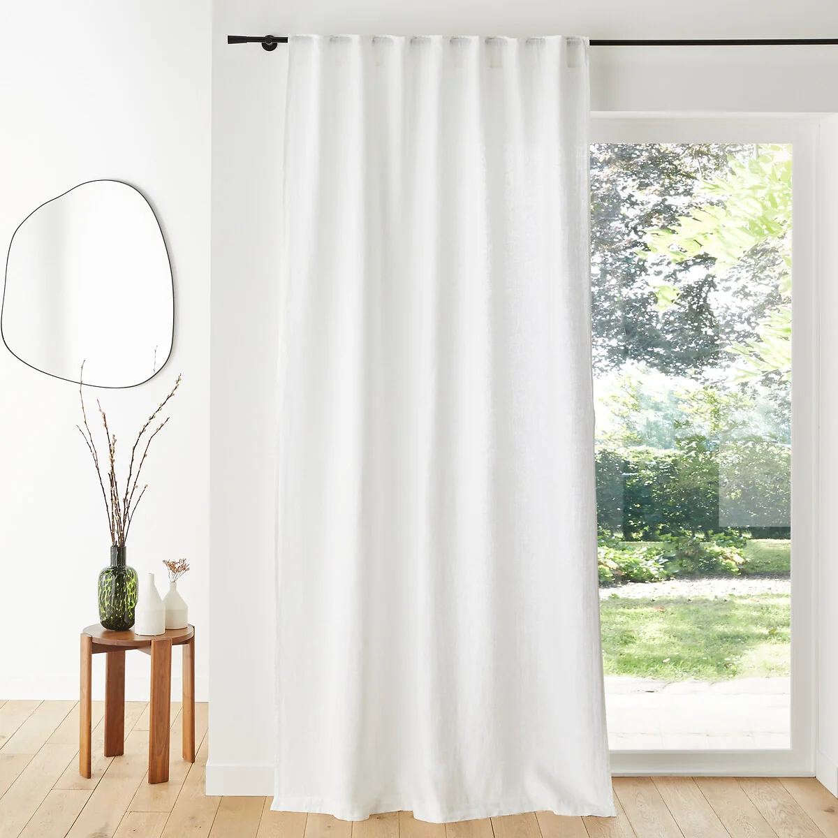 Elba Hidden Tab Linen Curtain – image 1