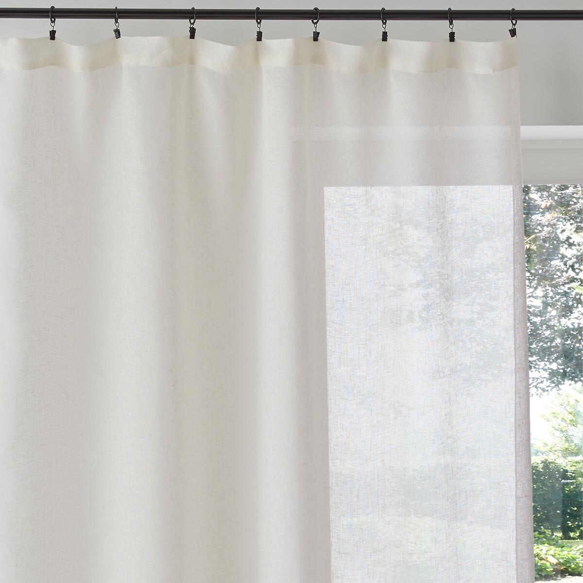 Onega 100% Linen Voile Curtain Panel – image 3