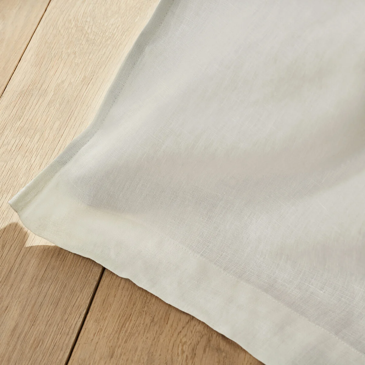 Private Blackout 100% Washed Linen Curtain with Rings – image 3