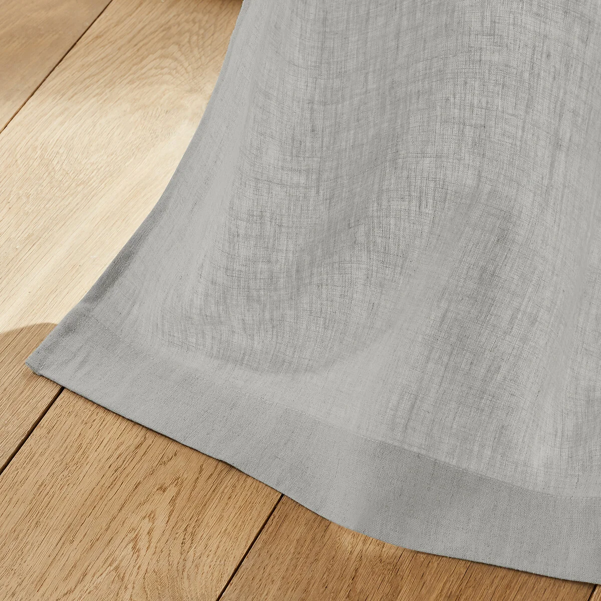 Private Pre-Washed Single Linen Curtain with Eyelets – image 3