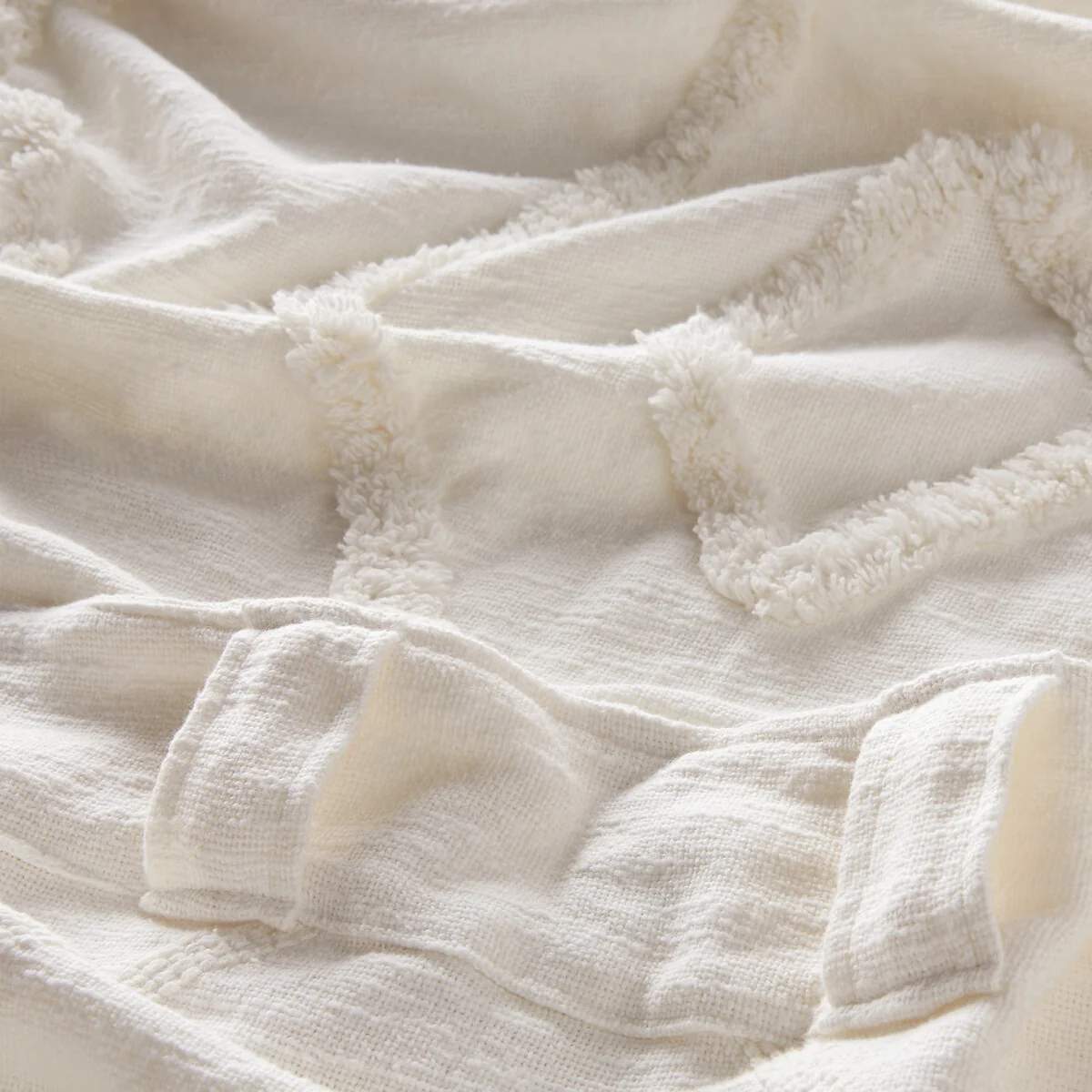 Assa Tufted Hidden Hook Cotton Curtain – image 3