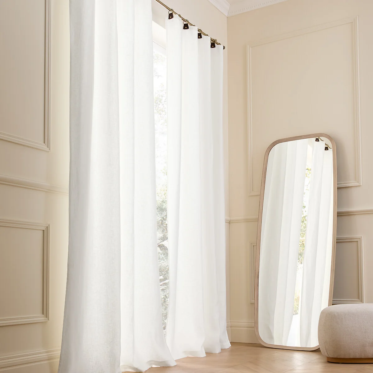 Private Lined 100% Washed Linen Curtain – image 2