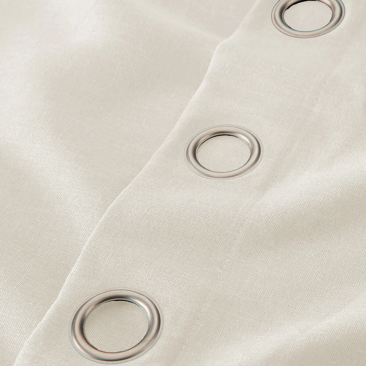 Colin Linen Eyelet Curtain with Cotton Lining – image 6