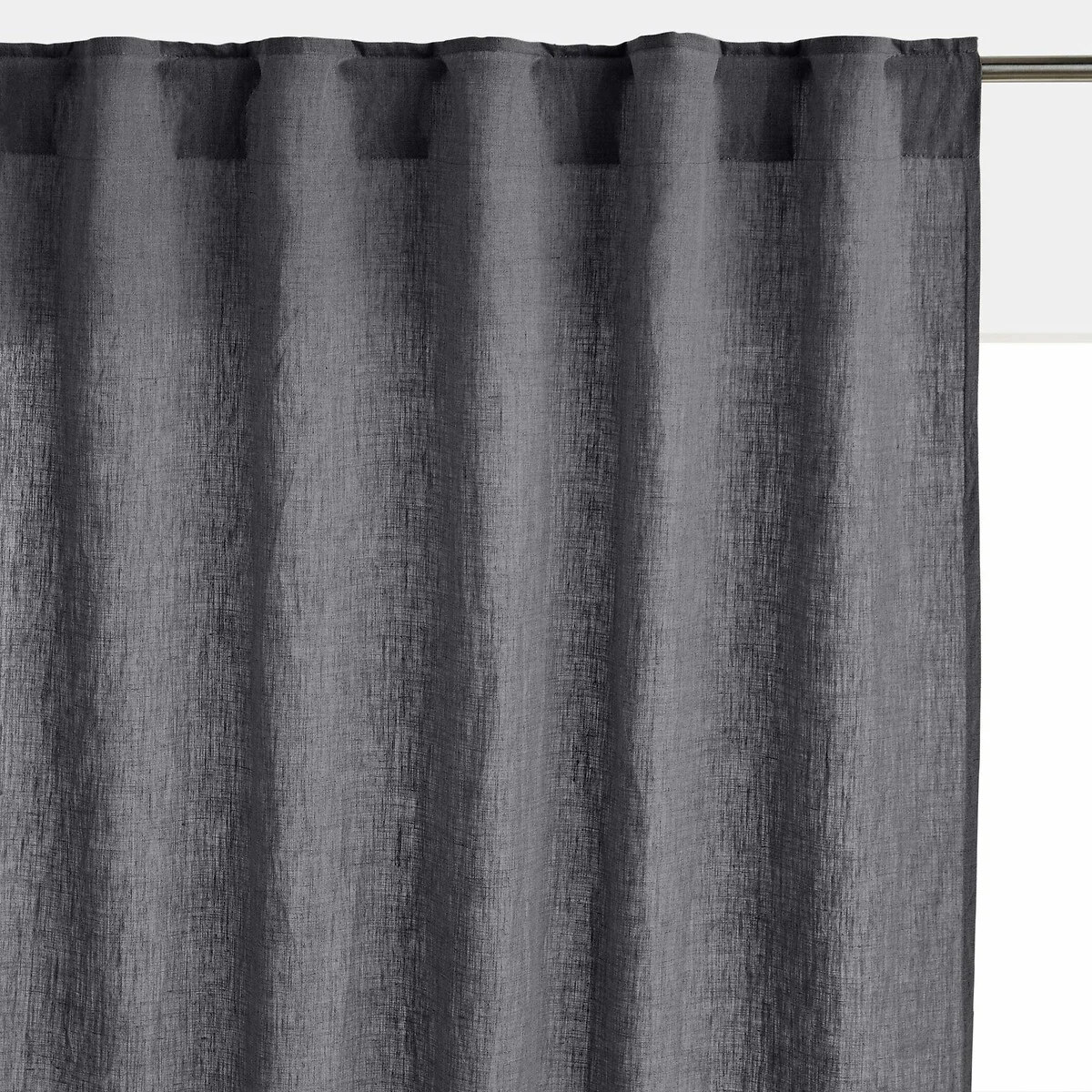 Onega Washed Linen Radiator Curtain with Hidden Fixings – image 1