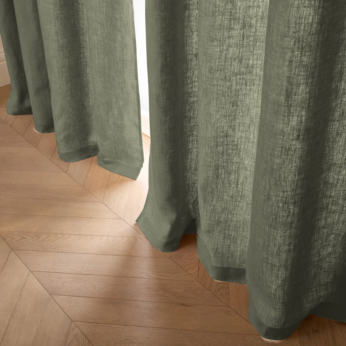 Private Lined 100% Washed Linen Curtain – image 4