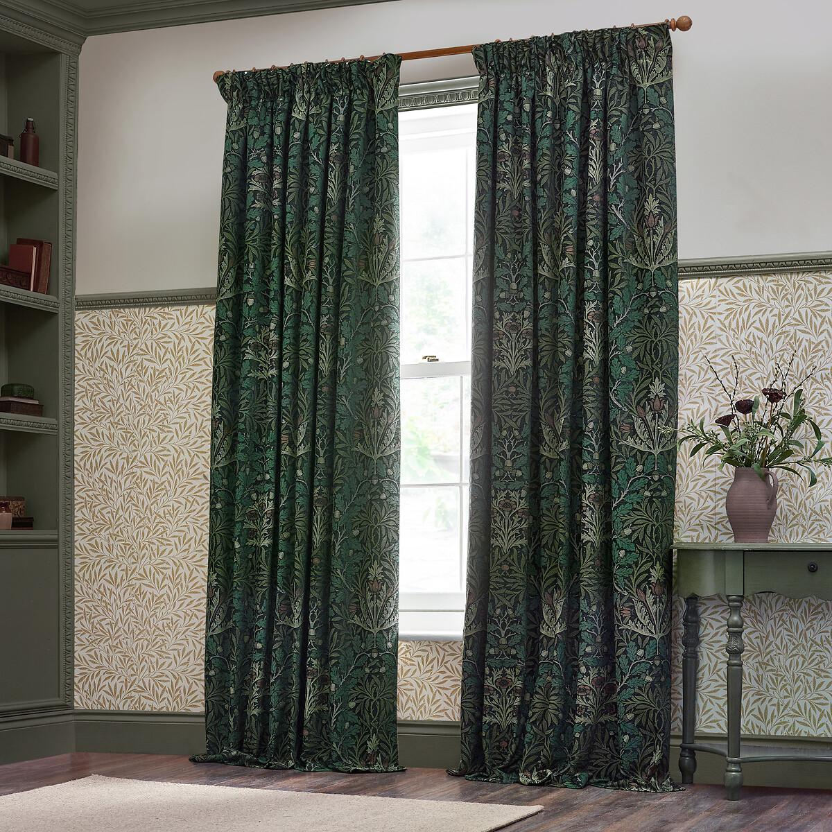 Acorn Jacquard Chenille Pencil Pleat Curtains – image 3