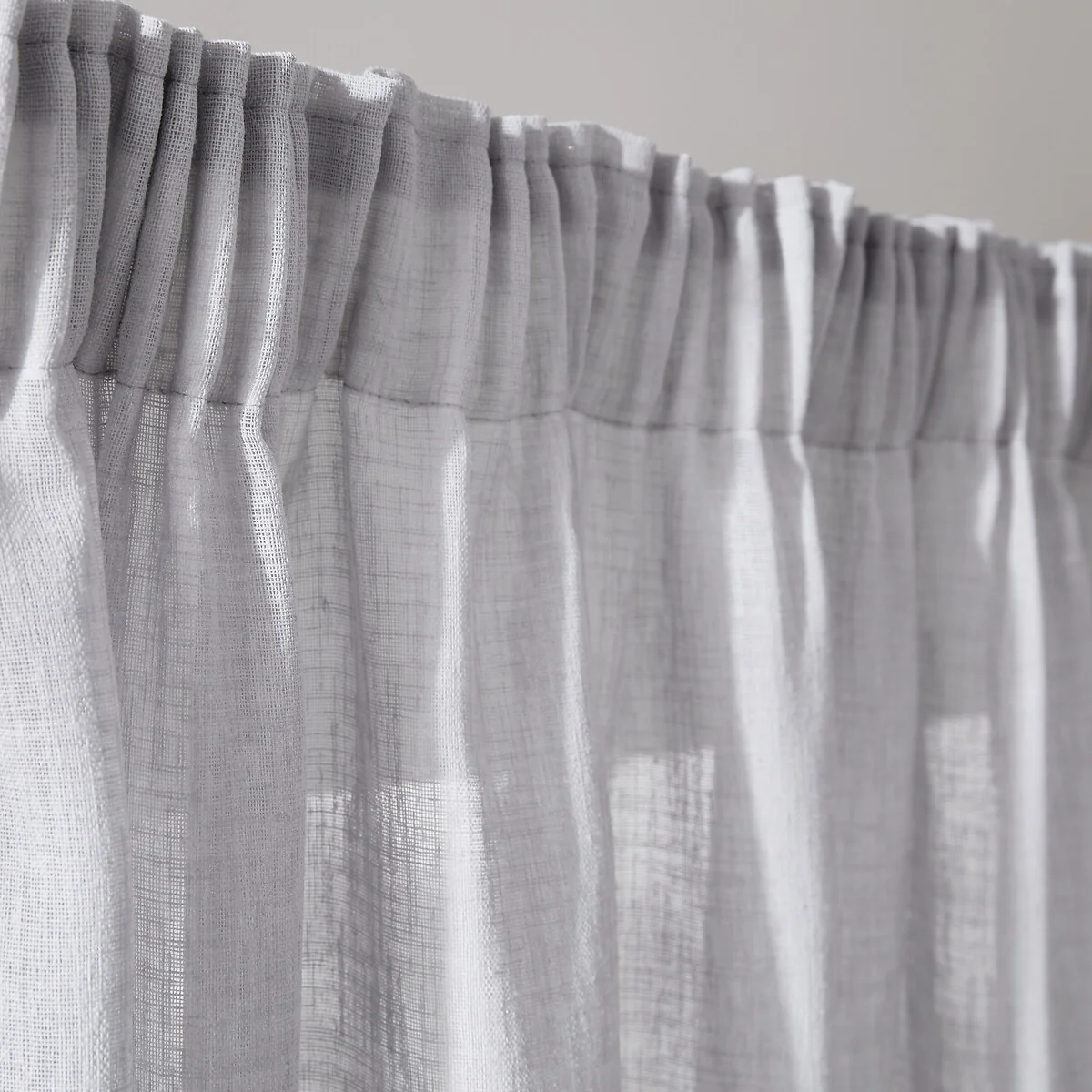 Nyong Gathered Braid Linen Effect Sheer Curtain – image 6