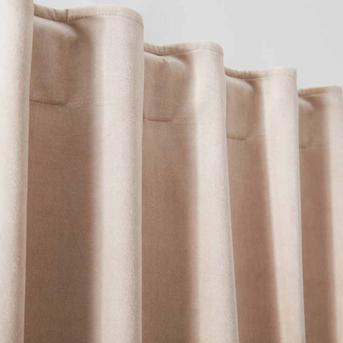 Velvet 100% Cotton Thermal Curtain with Hidden Tabs – image 6