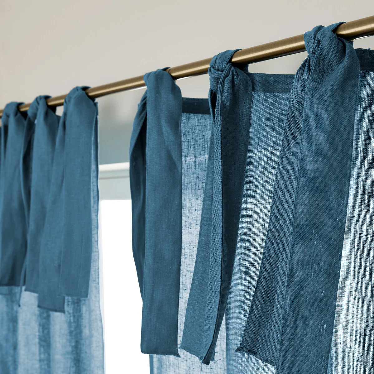 Colin Pure Linen Curtain with Knots – image 5