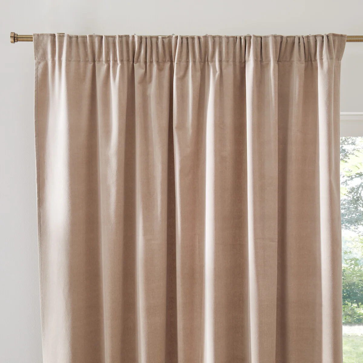 Velvet Gathered Braid Velvet Curtain – image 2