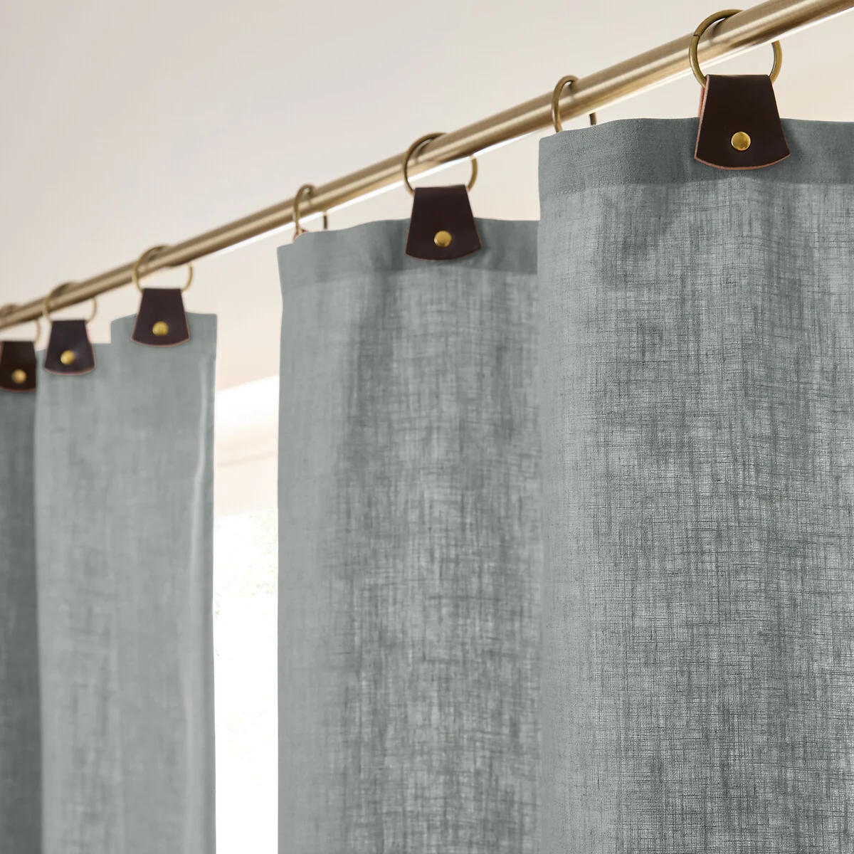 Private Lined 100% Washed Linen Curtain – image 5